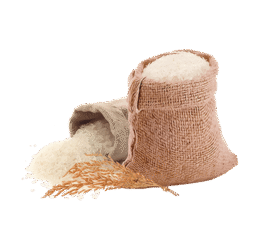 White Rice Bags
