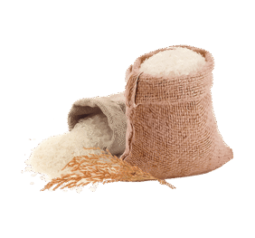 White Rice Bags